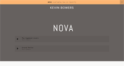 Desktop Screenshot of kevinbowersmusic.com